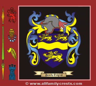 Hawyes Coat of Arms, Family Crest - Click here to view
