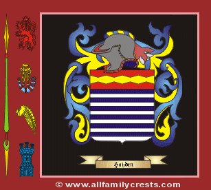 Hayden Coat of Arms, Family Crest - Click here to view
