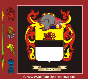 Heaney Coat of Arms, Family Crest - Click here to view