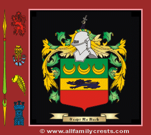 Heffernan Coat of Arms, Family Crest - Click here to view