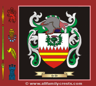 Hehir Coat of Arms, Family Crest - Click here to view