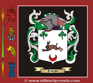 Henehan Coat of Arms, Family Crest - Click here to view