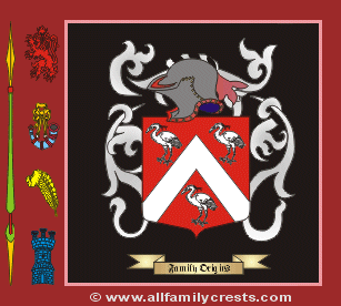 Heron Coat of Arms, Family Crest - Click here to view