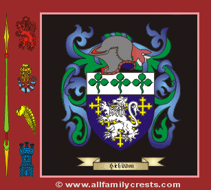 Hichisson Coat of Arms, Family Crest - Click here to view