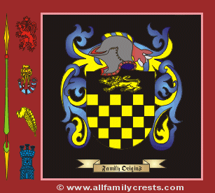 Himes Coat of Arms, Family Crest - Click here to view