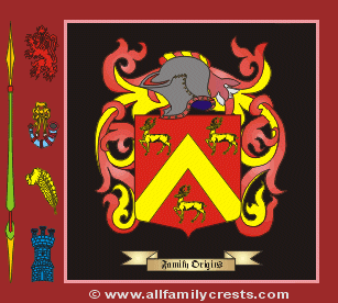 Hind Coat of Arms, Family Crest - Click here to view