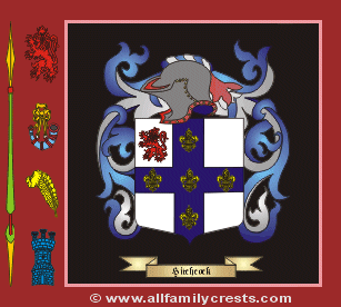Hitchcock Coat of Arms, Family Crest - Click here to view