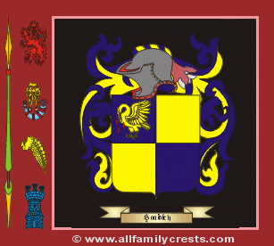 Hoadley Coat of Arms, Family Crest - Click here to view