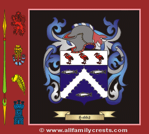 Hobbs Coat of Arms, Family Crest - Click here to view