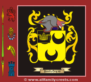 Hodgsin Coat of Arms, Family Crest - Click here to view