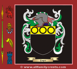 Hogin Coat of Arms, Family Crest - Click here to view