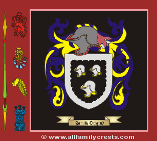 Holliday Coat of Arms, Family Crest - Click here to view