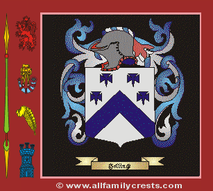 Hollies Coat of Arms, Family Crest - Click here to view