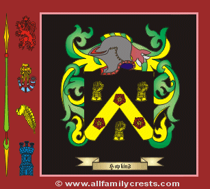 Hopkins-ireland Coat of Arms, Family Crest - Click here to view