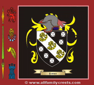 Horner Coat of Arms, Family Crest - Click here to view