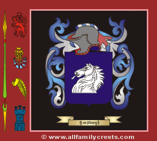 Horsburg Coat of Arms, Family Crest - Click here to view