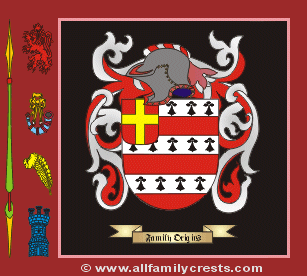 Hussey Coat of Arms, Family Crest - Click here to view