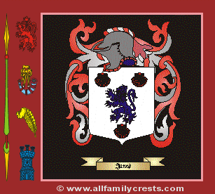 Janes Coat of Arms, Family Crest - Click here to view