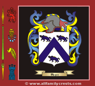 Magan Coat of Arms, Family Crest - Click here to view
