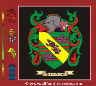 Magner Coat of Arms, Family Crest - Click here to view