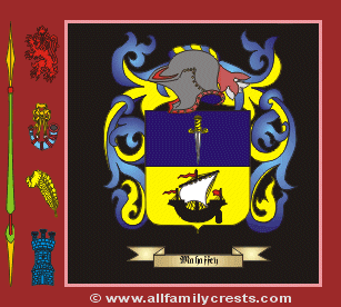 Mahaffey Coat of Arms, Family Crest - Click here to view