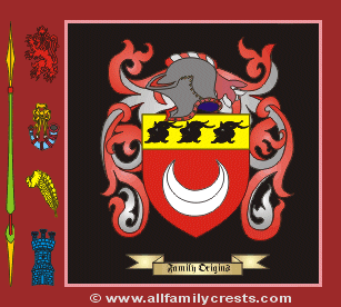 Malin Coat of Arms, Family Crest - Click here to view