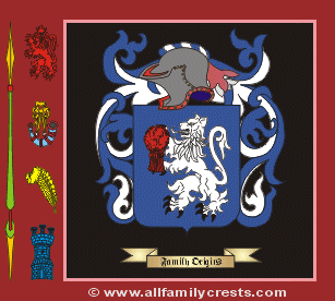 Mandevile Coat of Arms, Family Crest - Click here to view