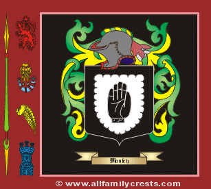Manley Coat of Arms, Family Crest - Click here to view