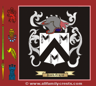 Mansel Coat of Arms, Family Crest - Click here to view