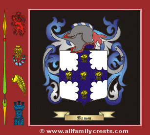 Manton Coat of Arms, Family Crest - Click here to view