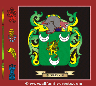 Manus Coat of Arms, Family Crest - Click here to view