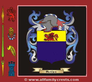 Markam Coat of Arms, Family Crest - Click here to view