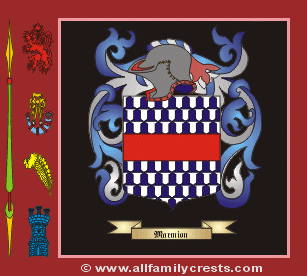 Marmion Coat of Arms, Family Crest - Click here to view