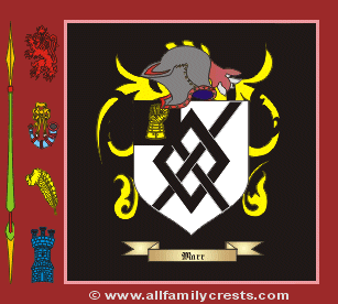 Marrs Coat of Arms, Family Crest - Click here to view