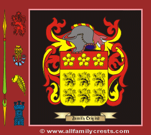 Martinee Coat of Arms, Family Crest - Click here to view