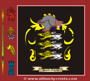 Marvin Coat of Arms, Family Crest - Click here to view