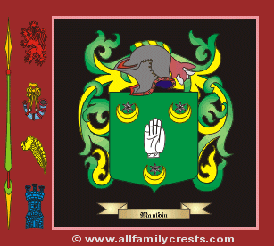 Mauldin Coat of Arms, Family Crest - Click here to view