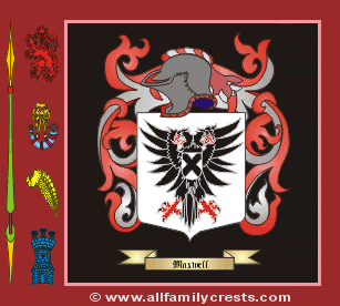 Maxwel Coat of Arms, Family Crest - Click here to view