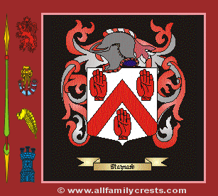 Maynard Coat of Arms, Family Crest - Click here to view