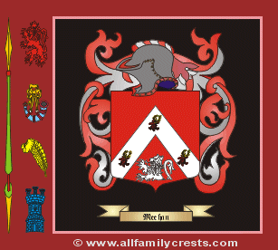 Meehan Coat of Arms, Family Crest - Click here to view