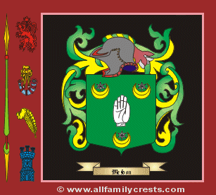 Meldon Coat of Arms, Family Crest - Click here to view