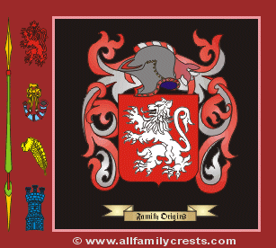 Mernagh Coat of Arms, Family Crest - Click here to view