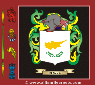 Mesiouris Coat of Arms, Family Crest - Click here to view