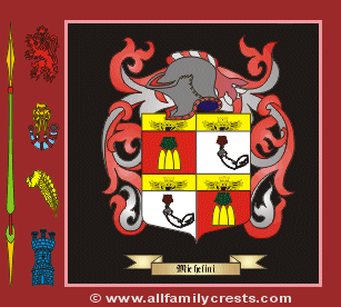 Michelini Coat of Arms, Family Crest - Click here to view