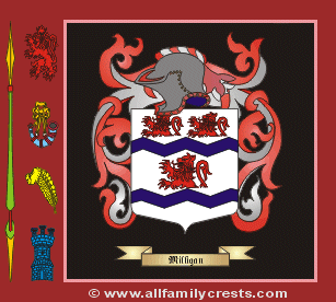Miligan Coat of Arms, Family Crest - Click here to view