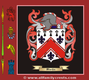 Minchin Coat of Arms, Family Crest - Click here to view