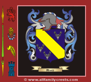 Minnis Coat of Arms, Family Crest - Click here to view