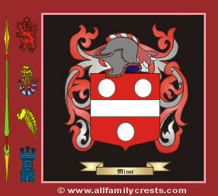 Minors Coat of Arms, Family Crest - Click here to view