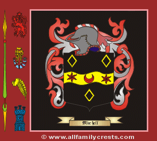 Mitchel Coat of Arms, Family Crest - Click here to view
