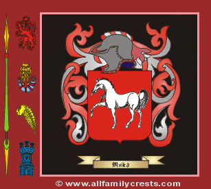 Moiles Coat of Arms, Family Crest - Click here to view